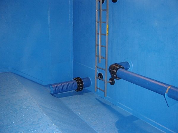 IKS Kunststoffbau Auskleidung Trinkwasserhochbehaelter mit Kunststoff
